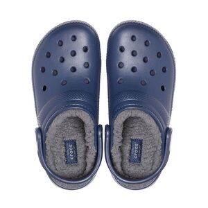Unisex Crocs Blue Clogs with charcoal Lining 6m/8w